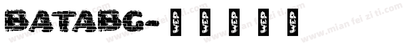 batabg字体转换