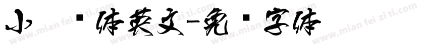 小扣连体英文字体转换