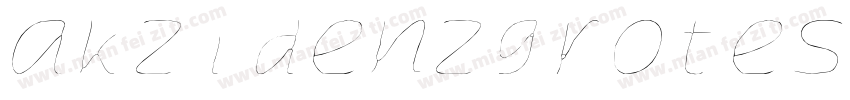 akzidenzgrotesk字库字体转换