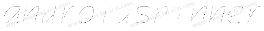 androidspinner字库字体转换