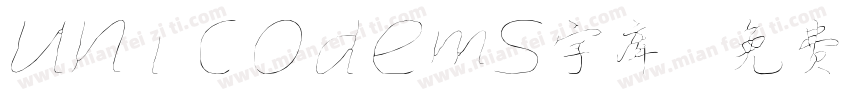 unicodems字库字体转换