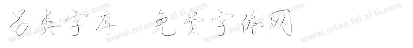 另类字库字体转换