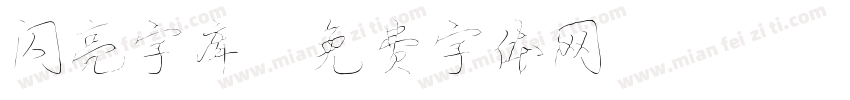 闪亮字库字体转换