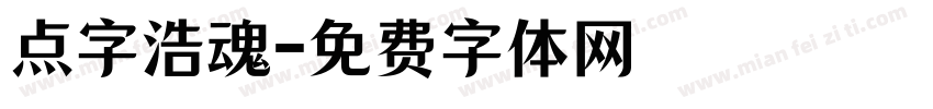 点字浩魂字体转换