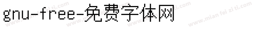 gnu-free字体转换