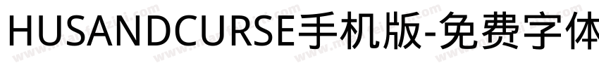 HUSANDCURSE手机版字体转换