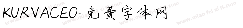 KURVACEO字体转换