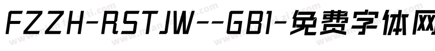 FZZH-RSTJW--GB1字体转换