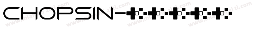 chopsin字体转换