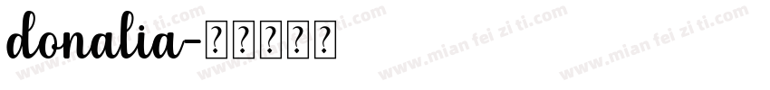 donalia字体转换