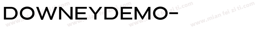 DowneyDEMO字体转换