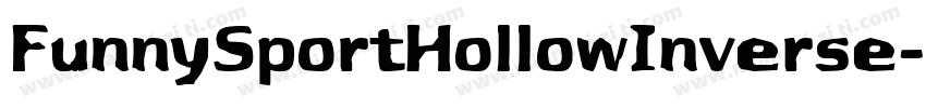 FunnySportHollowInverse-o27d字体转换