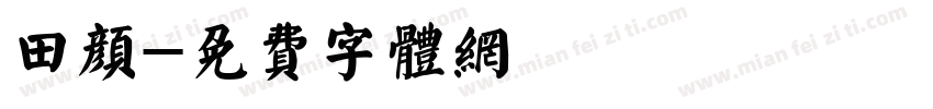 田颜字体转换