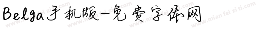Belga手机版字体转换