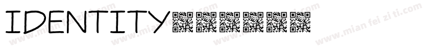 identity字体转换
