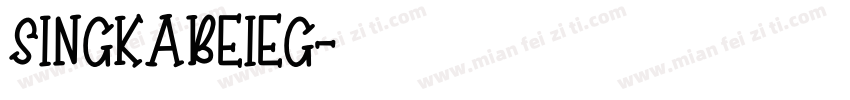 singkabeieg字体转换