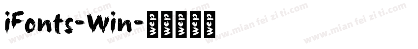 iFonts-Win字体转换
