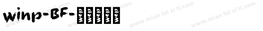 winp-BF字体转换