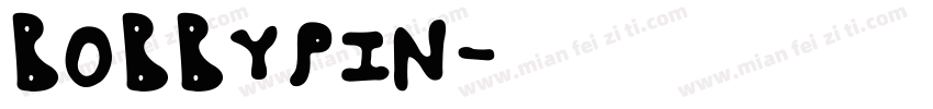 BOBBYPIN字体转换