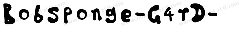 BobSponge-G4rD字体转换