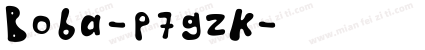 Boba-p7gZK字体转换