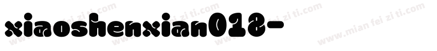 xiaoshenxian018字体转换