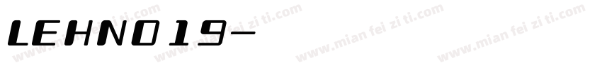 LEHN019字体转换