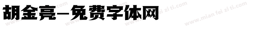 胡金亮字体转换