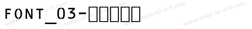 FONT_03字体转换