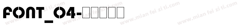 FONT_04字体转换