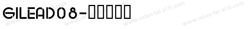 GILEAD08字体转换
