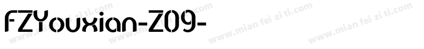 FZYouxian-Z09字体转换