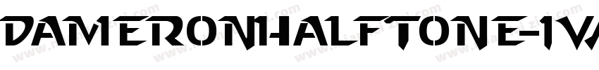 DameronHalftone-1W12字体转换