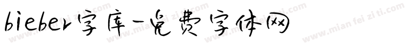 bieber字库字体转换