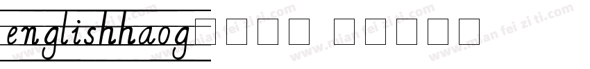 englishhaog四线三格字体转换