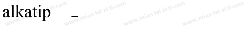 alkatip免费字体转换