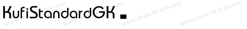 KufiStandardGK字体转换