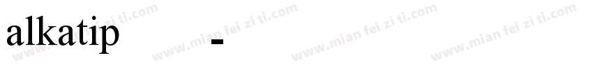 alkatip维语字体字体转换