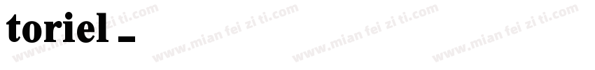 toriel字体转换