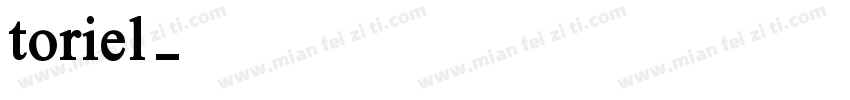 toriel字体转换
