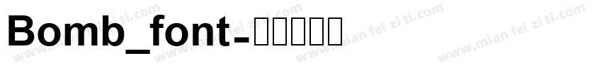 Bomb_font字体转换
