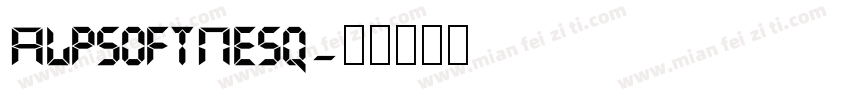 AlpsoftNesq字体转换