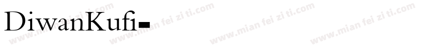 DiwanKufi字体转换