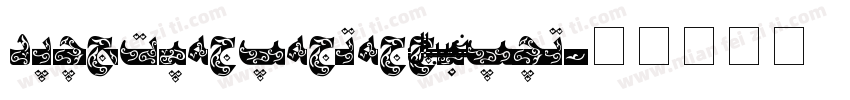 ZHUOJIANGANLAN_REGUL字体转换
