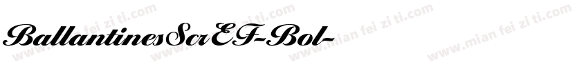 BallantinesScrEF-Bol字体转换
