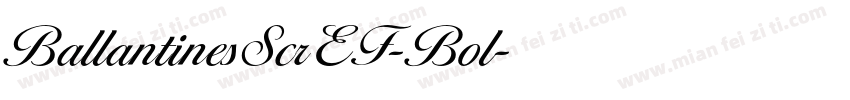 BallantinesScrEF-Bol字体转换