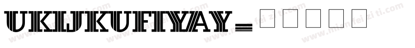 UKIJKufiYay字体转换
