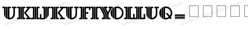 UKIJKufiYolluq字体转换