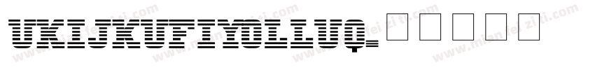 UKIJKufiYolluq字体转换