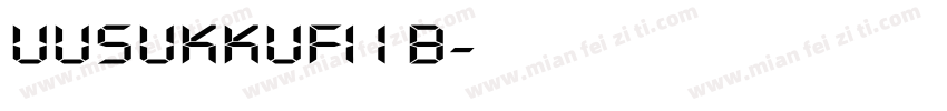 UUSUKKufi1B字体转换